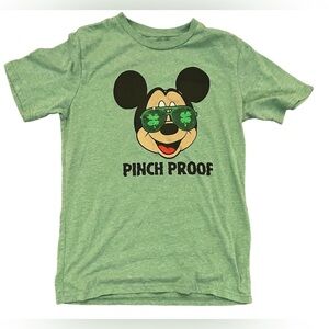 Disneys st Patrick’s day Mickey Mouse flip sequin T-shirt women xl extra…